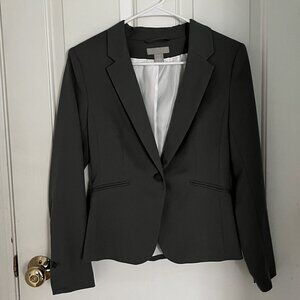 H&M Dark Teal Fitted Blazer